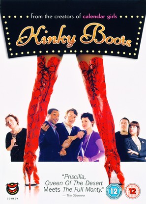 Kinky Boots - British DVD movie cover (thumbnail)