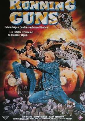 Running from the Guns - German Movie Poster (thumbnail)
