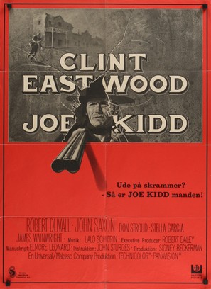 Joe Kidd - Danish Movie Poster (thumbnail)