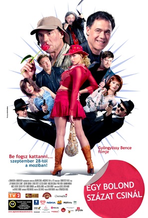 Egy bolond sz&aacute;zat csin&aacute;l - Hungarian Movie Poster (thumbnail)