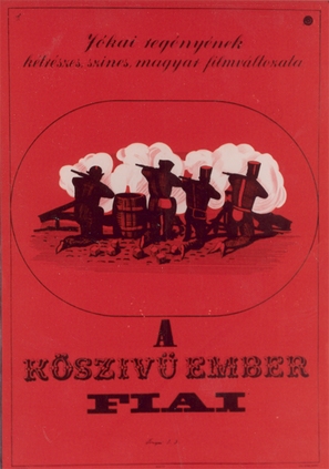 A K&ouml;sz&iacute;v&uuml; ember fiai - Hungarian Movie Poster (thumbnail)