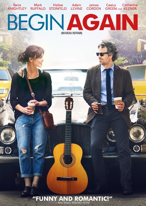 Begin Again - Canadian DVD movie cover (thumbnail)