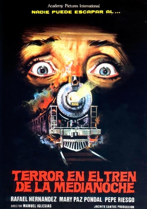 Terror en el tren de medianoche - Spanish Movie Poster (thumbnail)