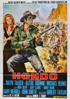 &quot;Hondo&quot; - Italian Movie Poster (thumbnail)