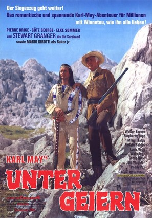 Unter Geiern - German Movie Poster (thumbnail)