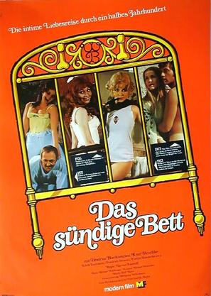 Das s&uuml;ndige Bett - German Movie Poster (thumbnail)