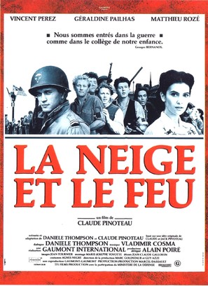 La neige et le feu - French Movie Poster (thumbnail)