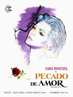Pecado de amor - Spanish Movie Poster (thumbnail)