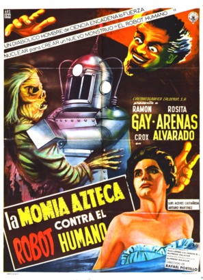 Momia azteca contra el robot humano, La - Mexican Movie Poster (thumbnail)