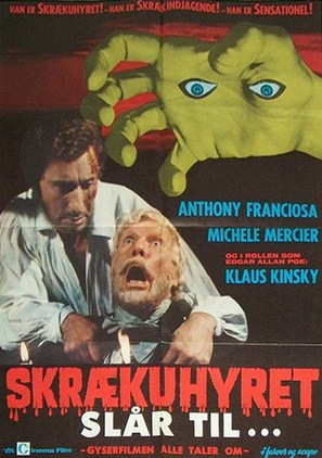 Nella stretta morsa del ragno - Danish DVD movie cover (thumbnail)