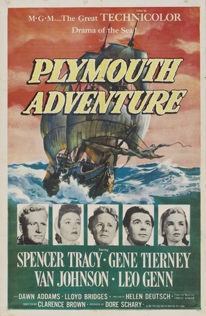 Plymouth Adventure - Movie Poster (thumbnail)