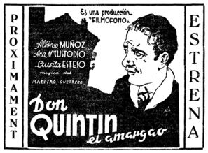 Don Quint&iacute;n el amargao