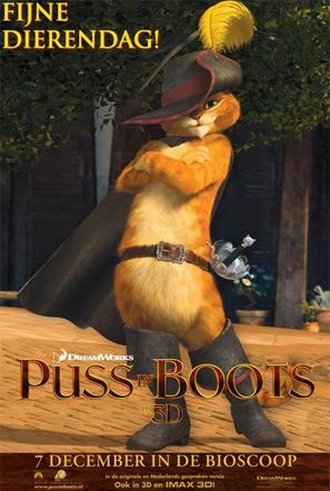 Puss in Boots - Dutch Movie Poster (thumbnail)