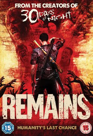 Steve Niles&#039; Remains - British DVD movie cover (thumbnail)