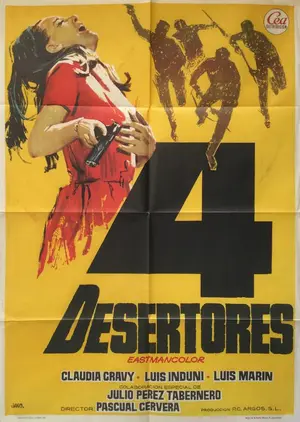 Cuatro desertores Poster