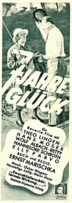 Sieben Jahre Gl&uuml;ck - German poster (thumbnail)
