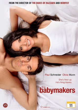 The Babymakers - Danish DVD movie cover (thumbnail)