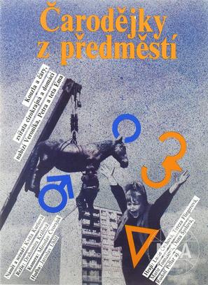 Carodejky z predmest&iacute; - Czech Movie Poster (thumbnail)