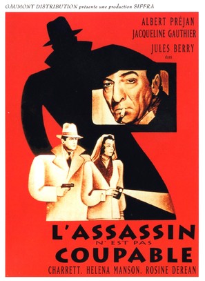 L&#039;assassin n&#039;est pas coupable - French Movie Poster (thumbnail)