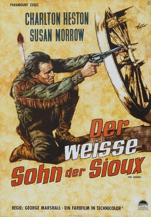 The Savage - German Movie Poster (thumbnail)