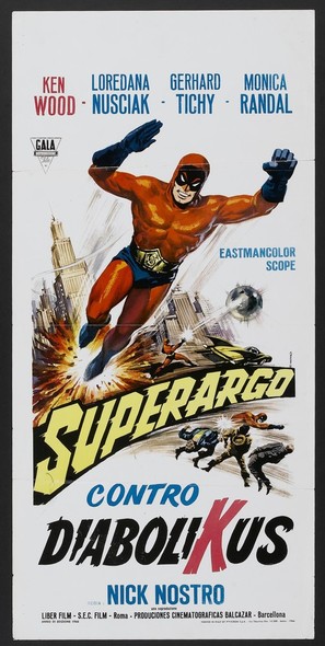 Superargo contro Diabolikus - Italian Movie Poster (thumbnail)