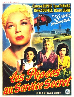 Les p&eacute;p&eacute;es au service secret - Belgian Movie Poster (thumbnail)