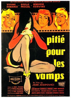 Piti&eacute; pour les vamps - French Movie Poster (thumbnail)