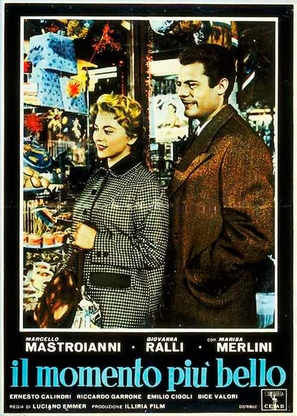 Il momento pi&ugrave; bello - Italian Movie Poster (thumbnail)
