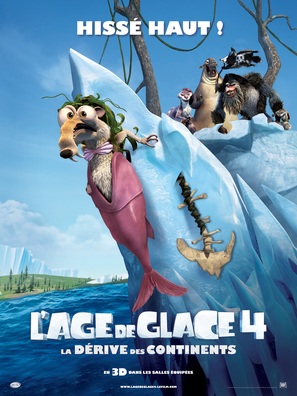 Ice Age: Continental Drift - French Movie Poster (thumbnail)