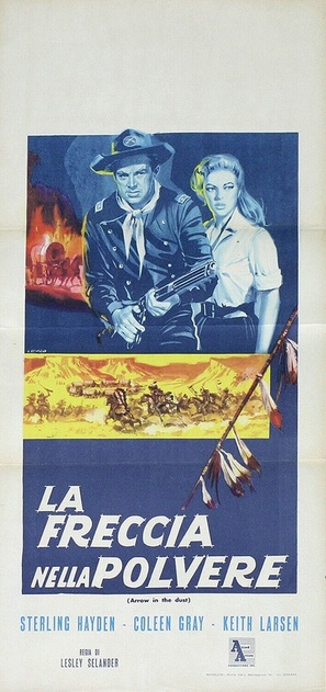 Arrow in the Dust - Italian Movie Poster (thumbnail)