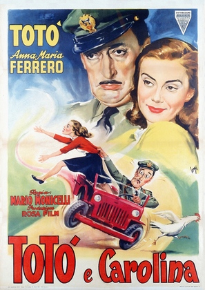 Tot&ograve; e Carolina - Italian Movie Poster (thumbnail)