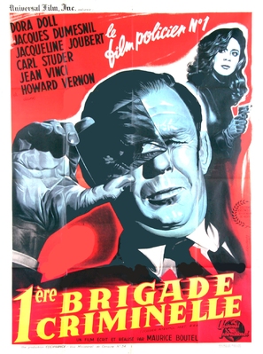Premi&egrave;re brigade criminelle - French Movie Poster (thumbnail)