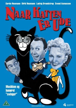 N&aring;r katten er ude - Danish DVD movie cover (thumbnail)
