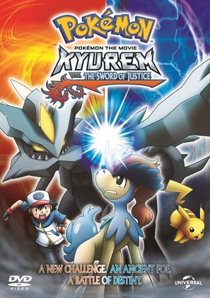 Pok&eacute;mon the Movie: Kyurem vs. the Sword of Justice - DVD movie cover (thumbnail)