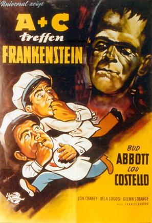 Bud Abbott Lou Costello Meet Frankenstein - German Movie Poster (thumbnail)