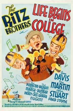 Life Begins in College - Movie Poster (thumbnail)