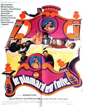 Le plumard en folie - French Movie Poster (thumbnail)