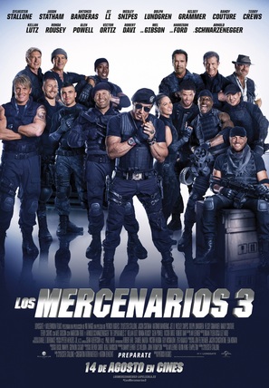 The Expendables 3 - Spanish Movie Poster (thumbnail)