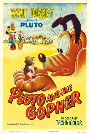 Pluto and the Gopher Poster