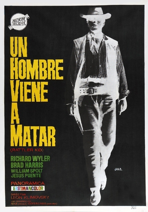 Hombre vino a matar, Un - Spanish Movie Poster (thumbnail)