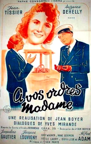 &Agrave; vos ordres, Madame - French Movie Poster (thumbnail)