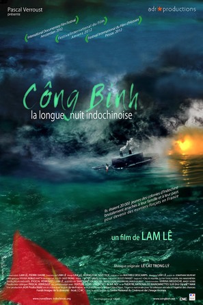 C&ocirc;ng Binh la longue nuit indochinoise - French Movie Poster (thumbnail)