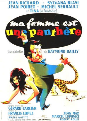 Ma femme est une panth&egrave;re - French Movie Poster (thumbnail)