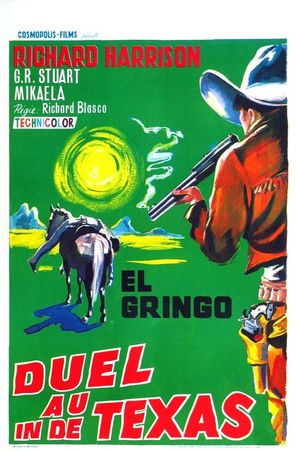 Duello nel Texas - Belgian Movie Poster (thumbnail)