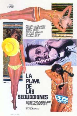 La playa de las seducciones - Spanish Movie Poster (thumbnail)