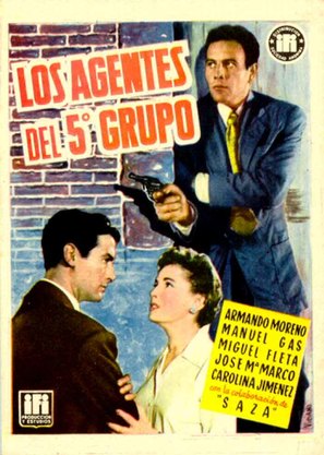 Los agentes del quinto grupo - Spanish Movie Poster (thumbnail)