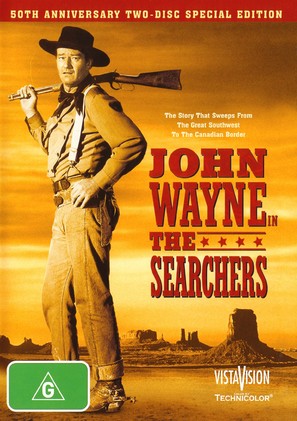 The Searchers - Australian DVD movie cover (thumbnail)