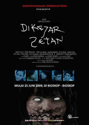 Dikejar setan - Indonesian Movie Poster (thumbnail)