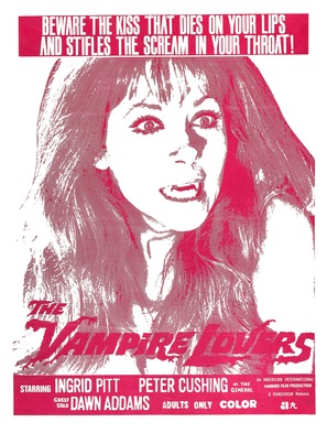 The Vampire Lovers - Australian Movie Poster (thumbnail)