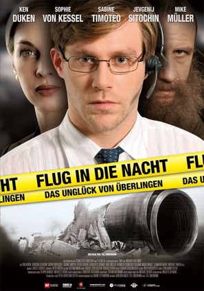 Flug in die Nacht - Das Ungl&uuml;ck von &Uuml;berlingen - German Movie Cover (thumbnail)